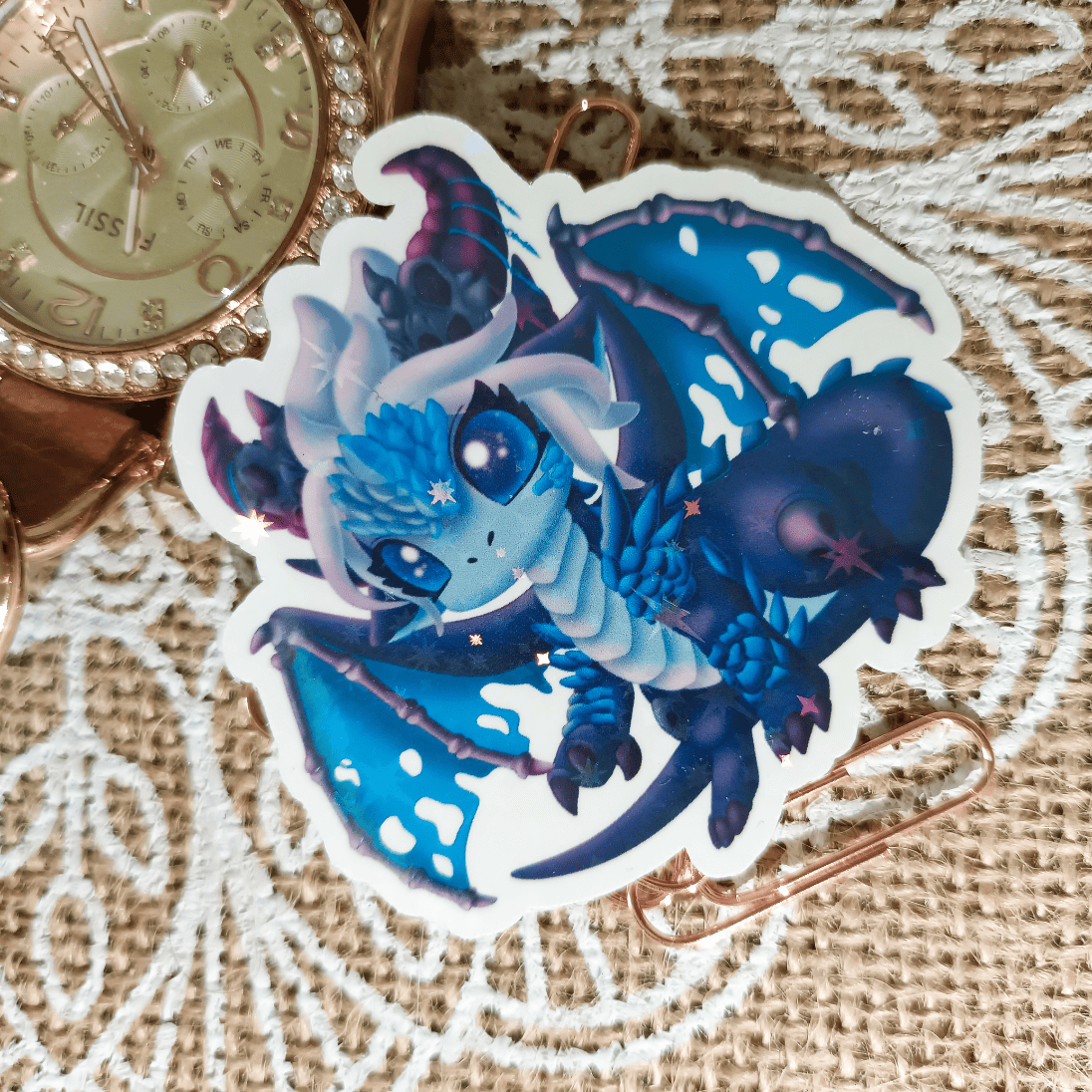 Sticker holographique Nivéria