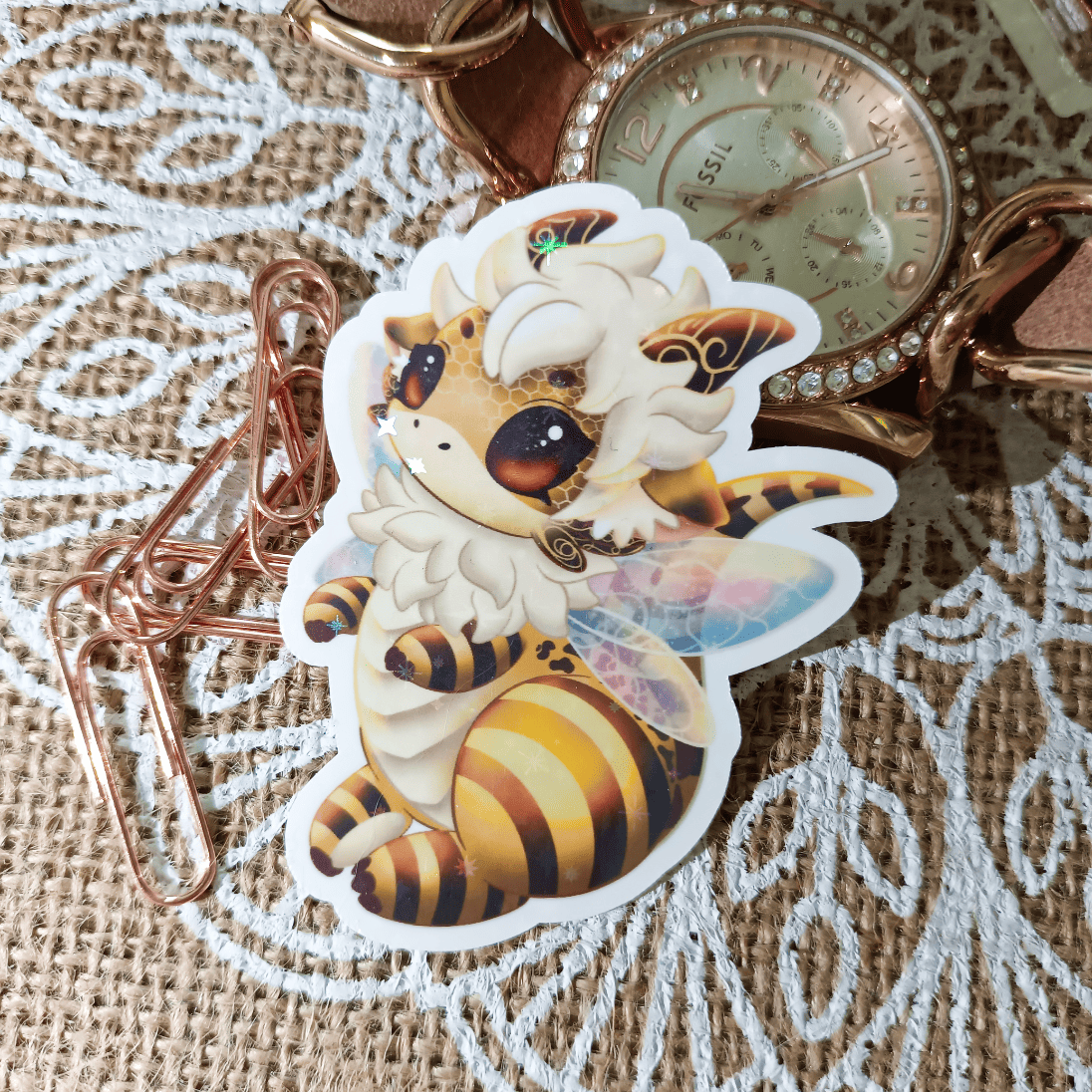 Sticker holographique Mellora